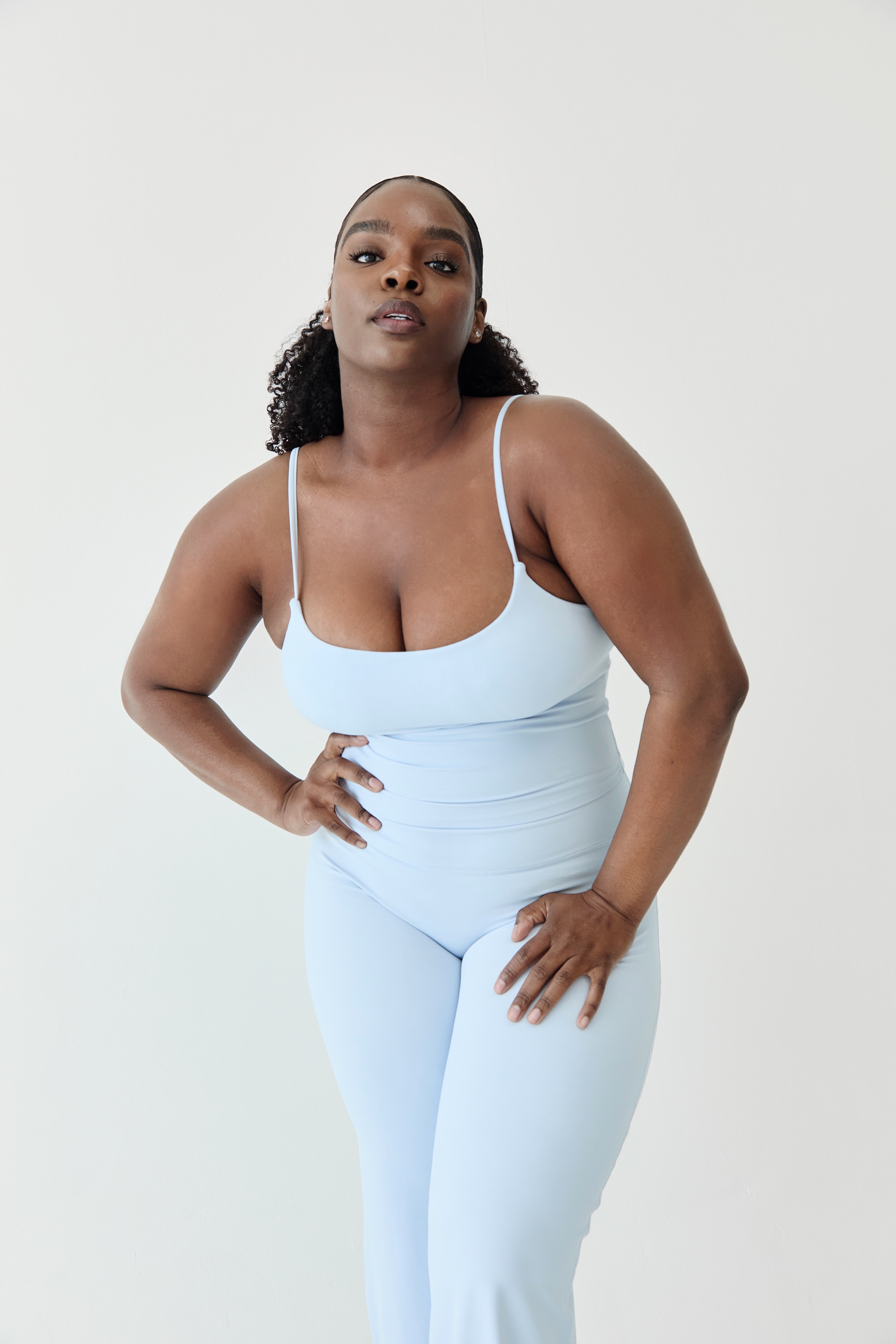 Serene Wide Leg Set - Sky