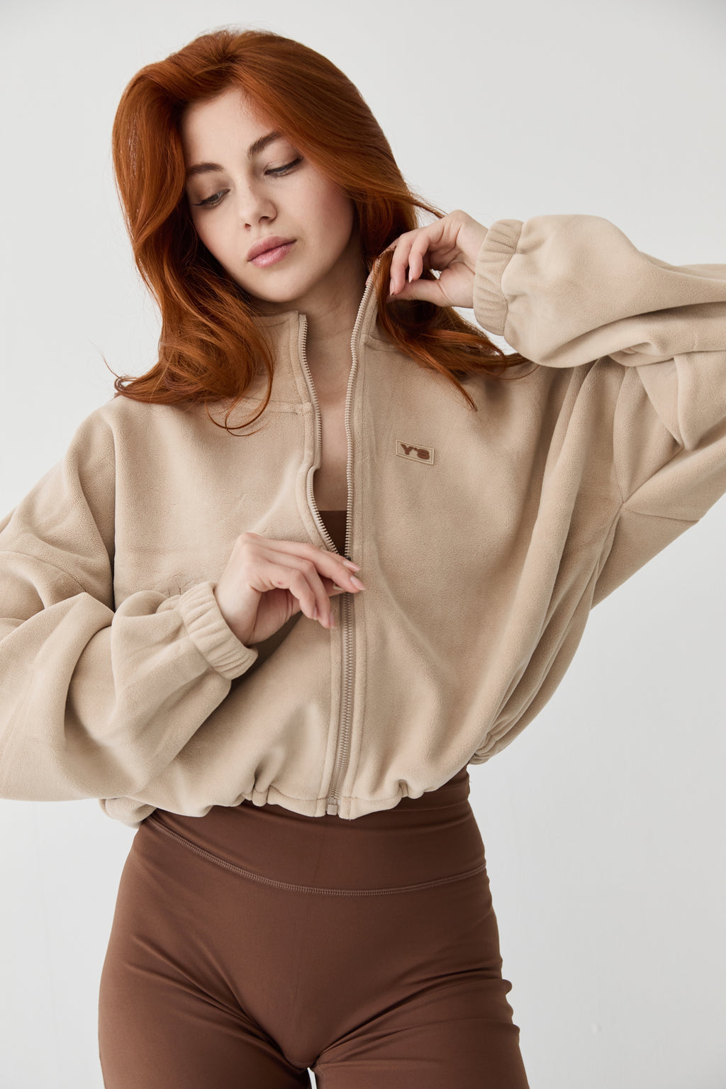 Soft Zip Jacket - Stone